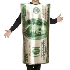 100 Dollar Bill Funny Costume