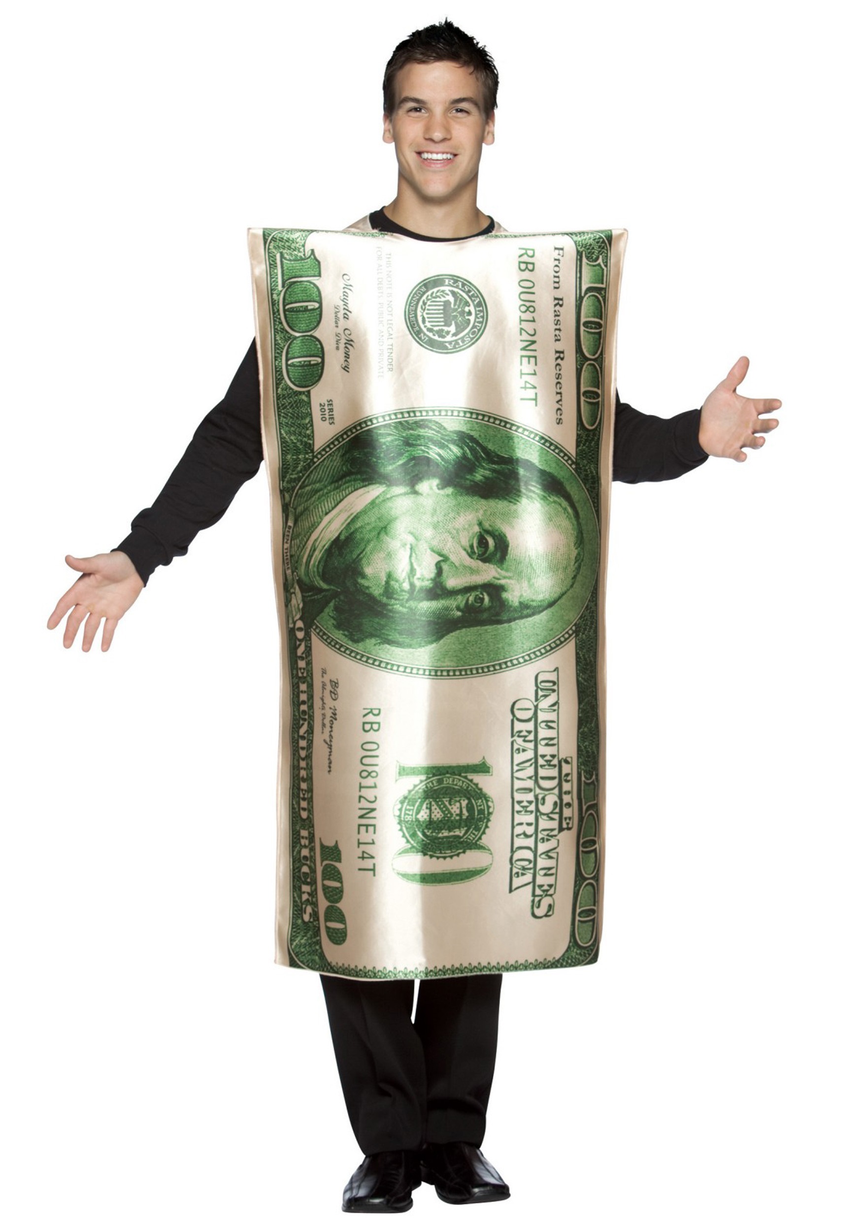 100 Dollar Bill Funny Costume