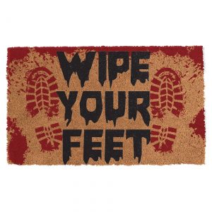 17" Bloody Footprint Halloween Doormat