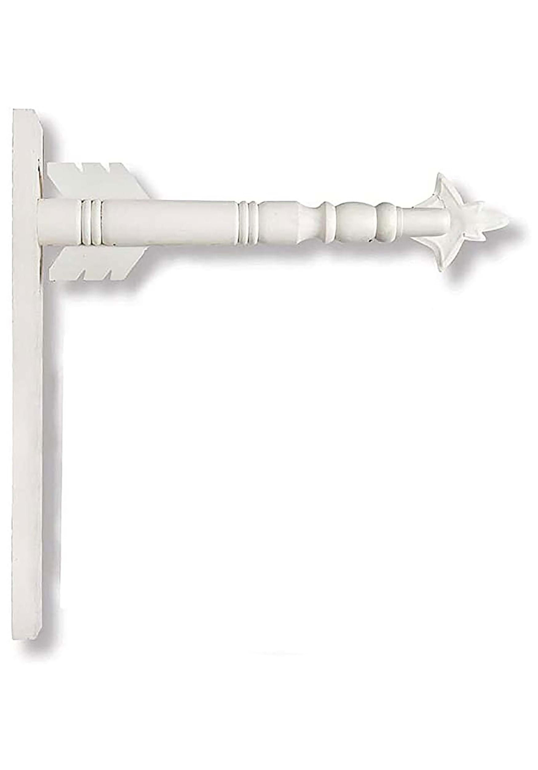 17.5″ White Wood Arrow Holder