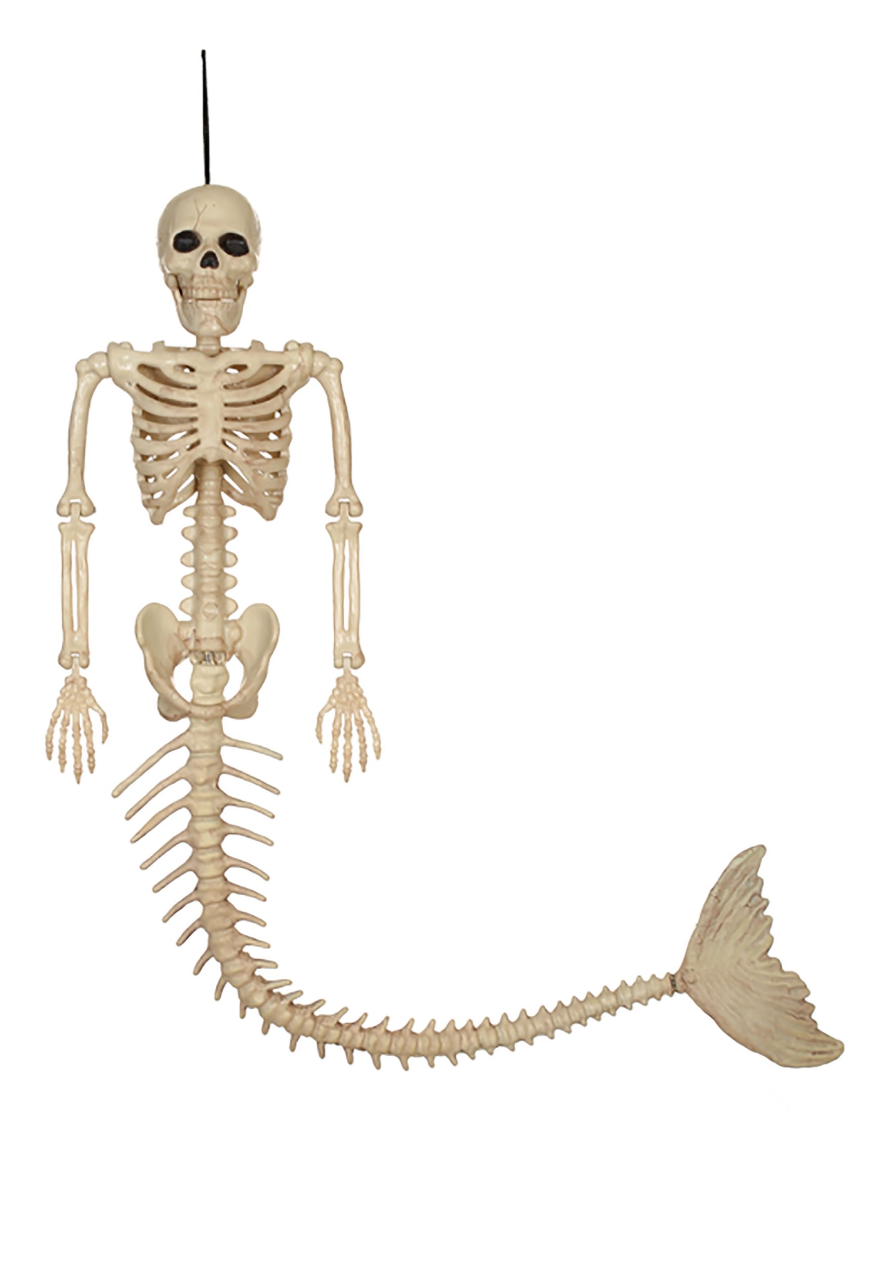 21 Inch Skeleton Mermaid Decor