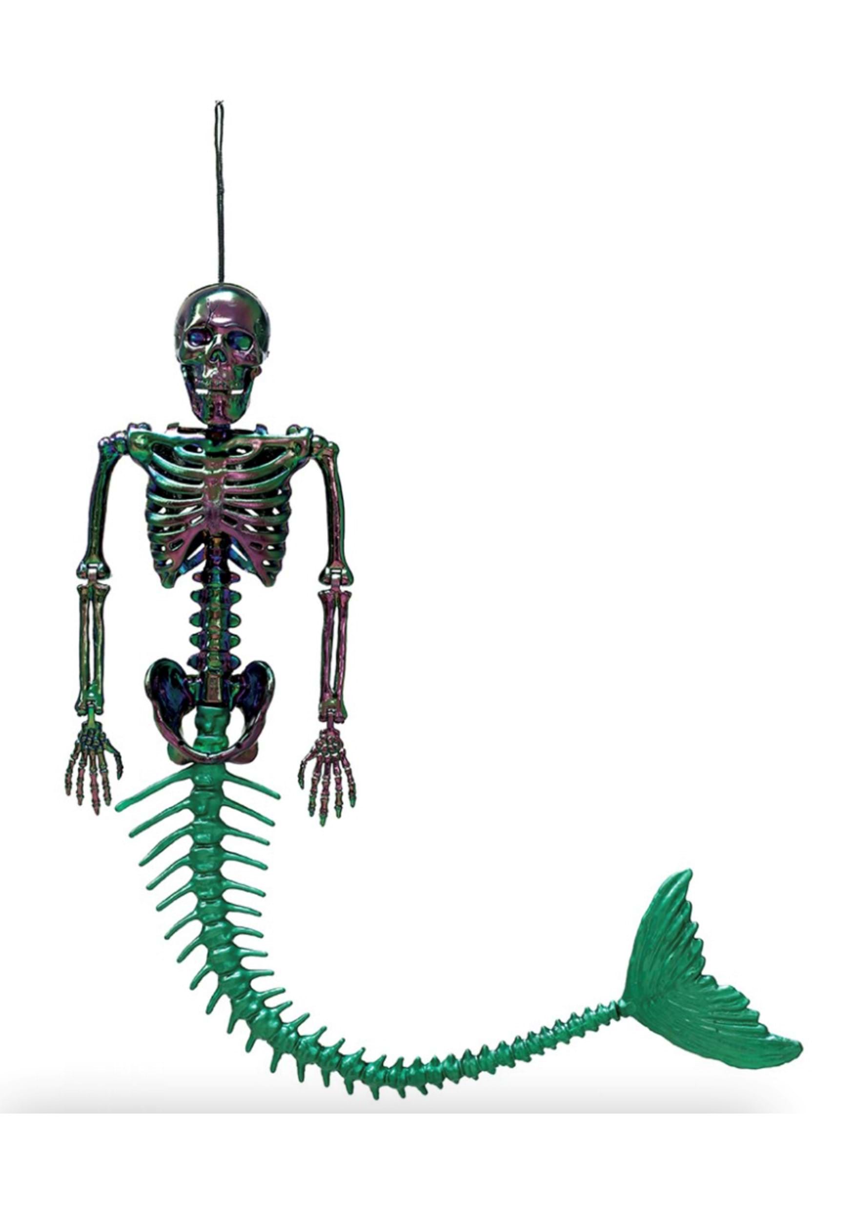 21″ Oil Slick Skeleton Mermaid Prop