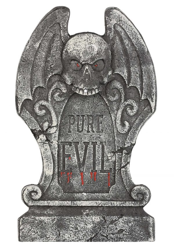22" Pure Evil Tombstone Prop