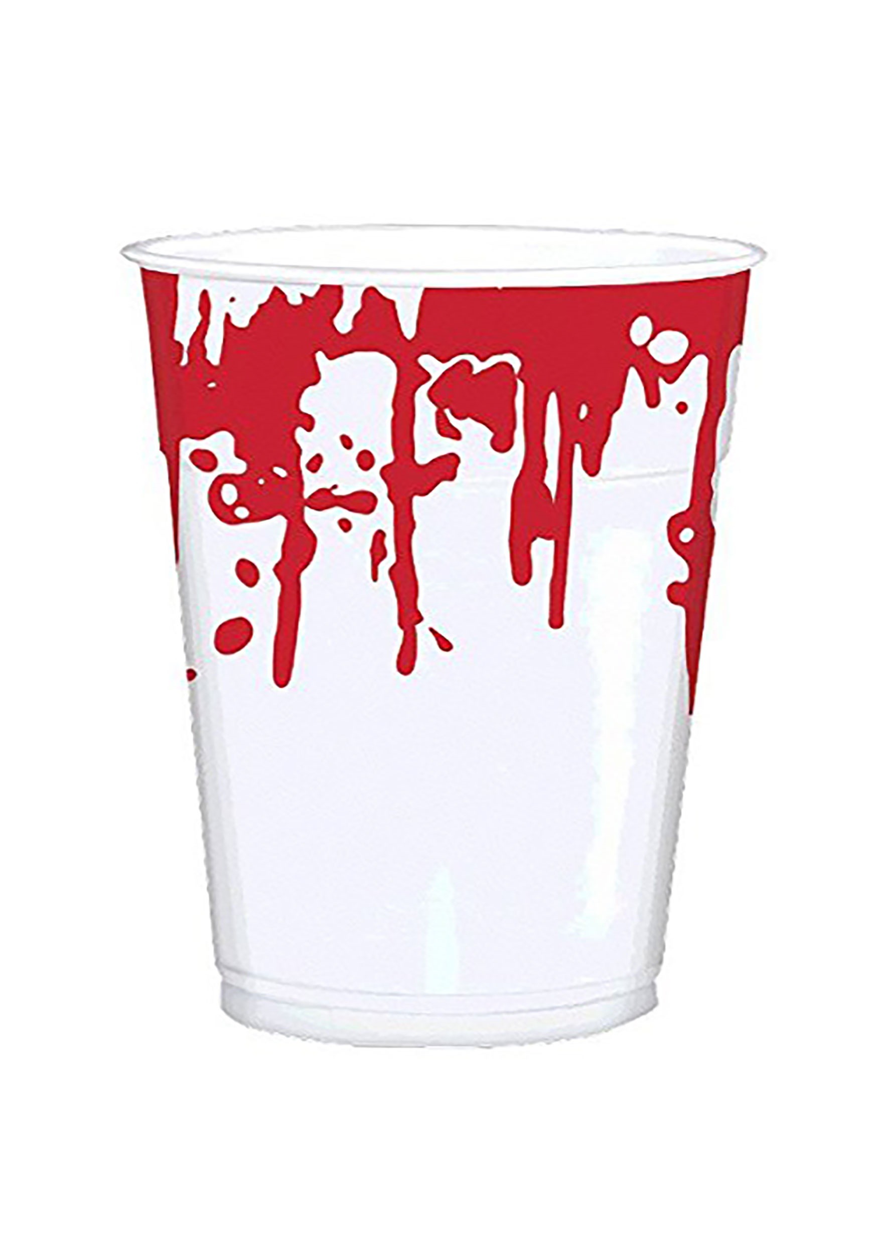 25 Ct. Halloween Bloody Hand Prints 16 oz. Party Cups