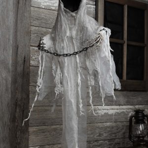 3 Foot Hanging Faceless Ghost Animatronic Decoration