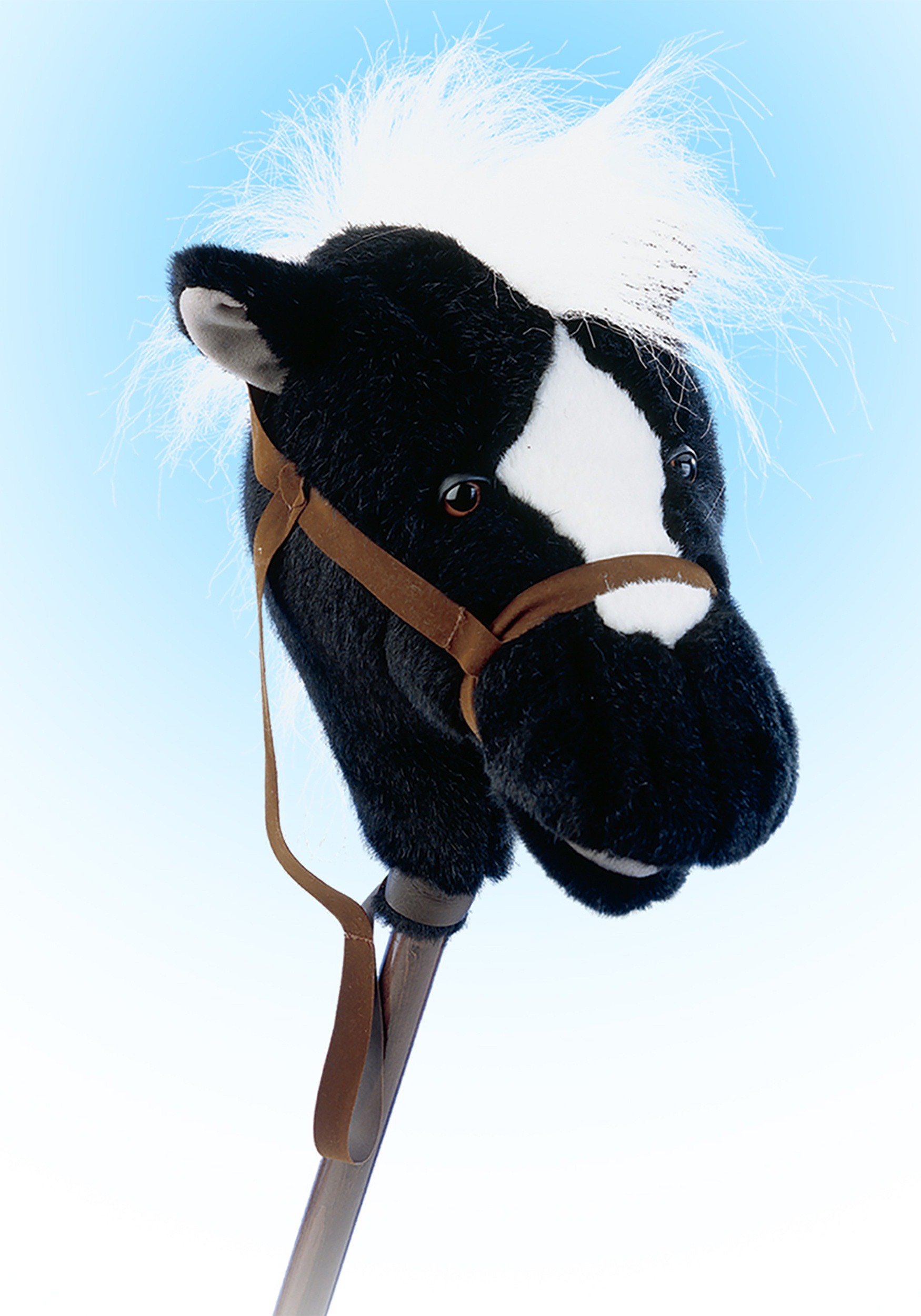 33″ Easy Ride ‘Em Black Horse on a Stick