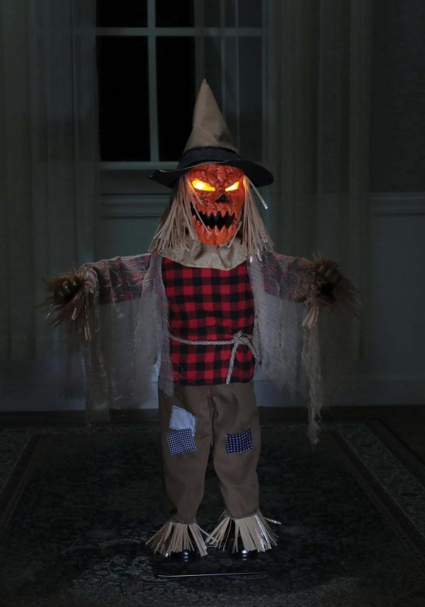 36 Inch Twitching Animated Scarecrow Prop