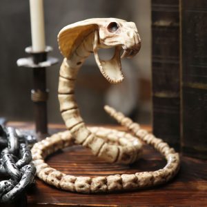 39-Inch Cobra Skeleton Halloween Decoration