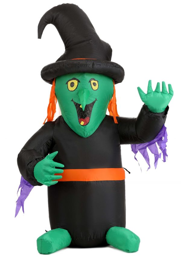 4 Foot Classic Witch Inflatable Decoration