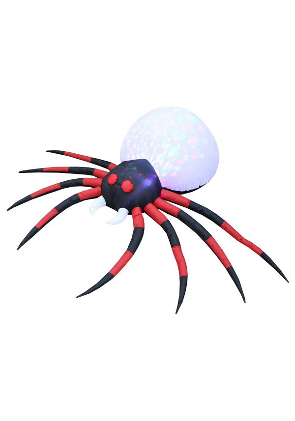 4 Foot Inflatable Projection Kaleidoscope Spider Decoration