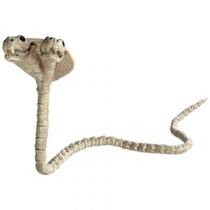 41" Double Headed Cobra Skeleton Prop