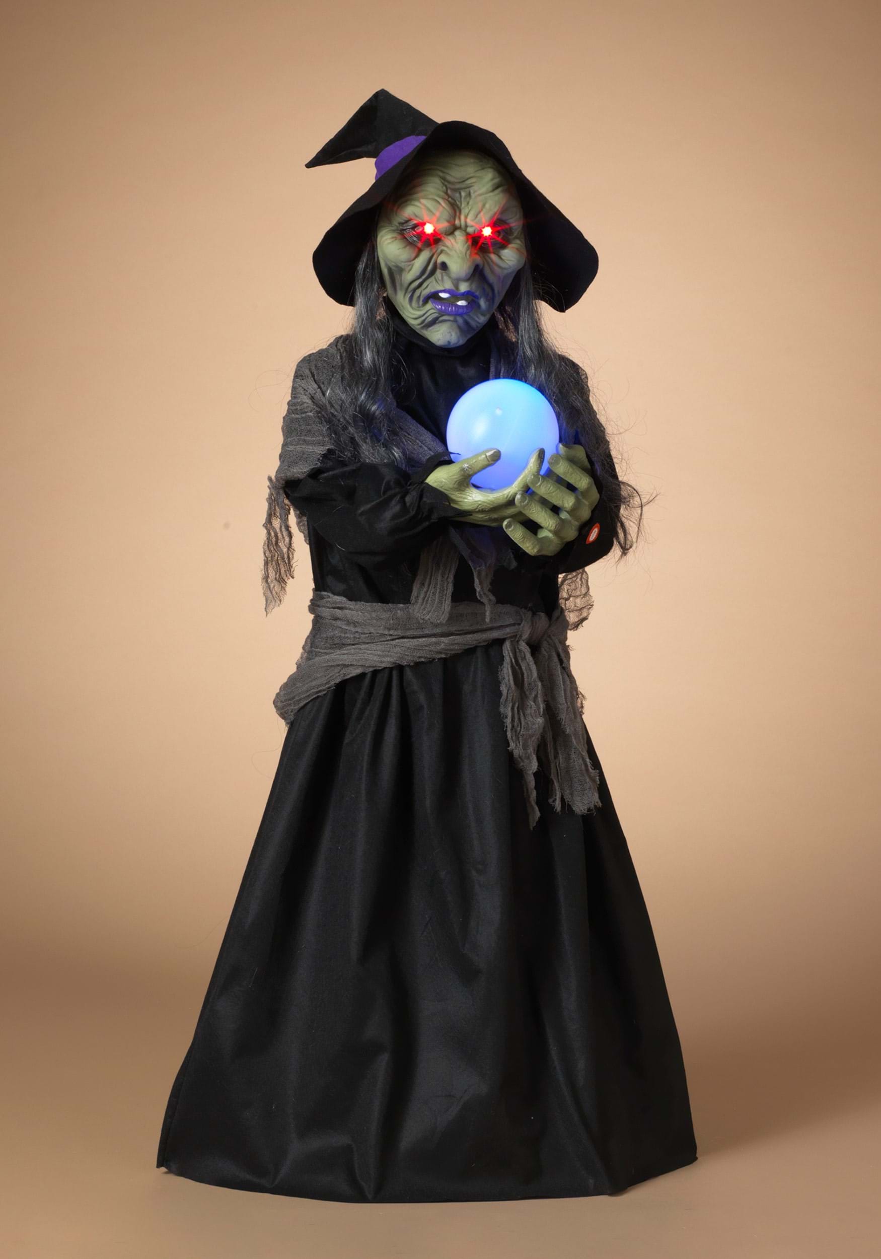 44″ Lighted Animated Witch with Sound Prop