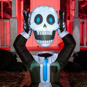 4FT Tall Headless Skeleton Inflatable Decoration