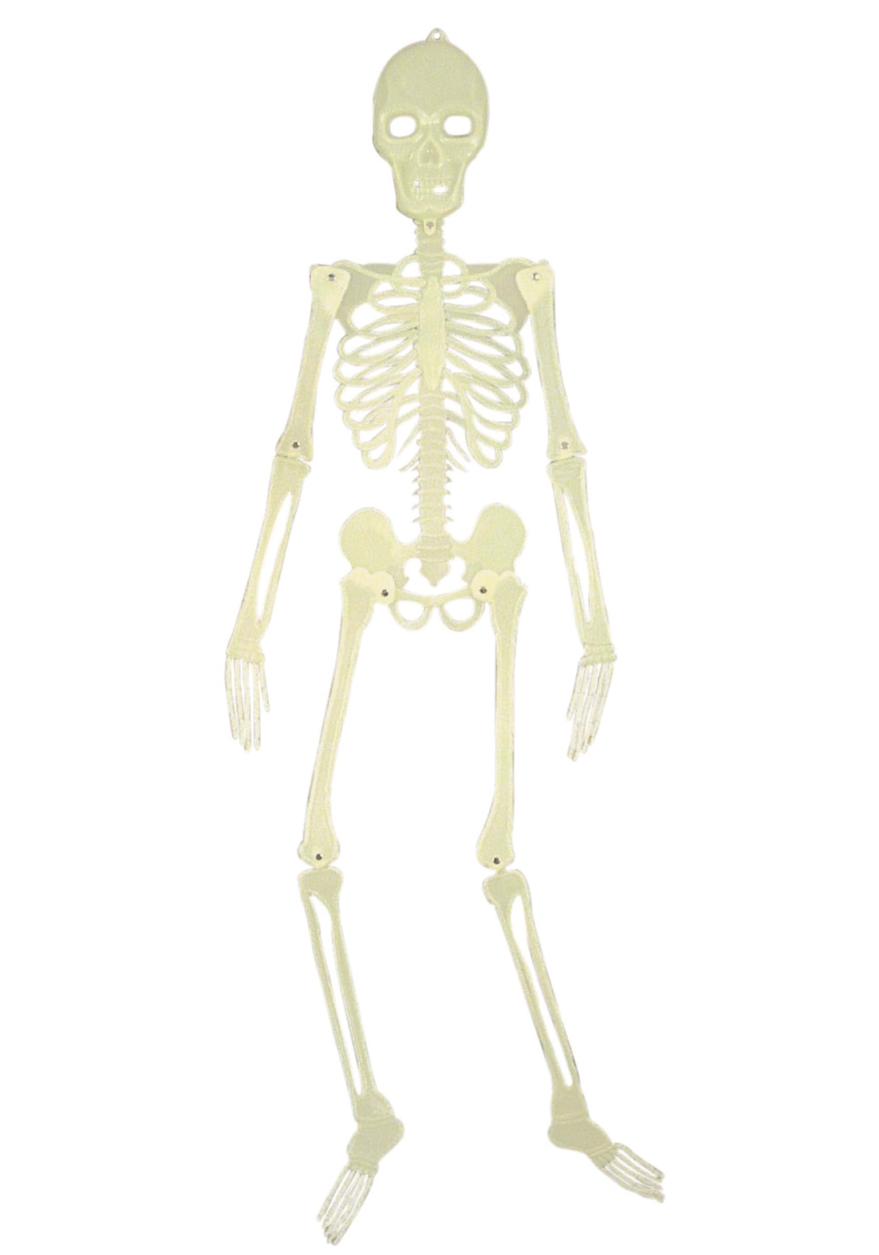 5′ Glow in the Dark Skeleton Prop