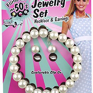 50s Pearl Set Costume Jewelry