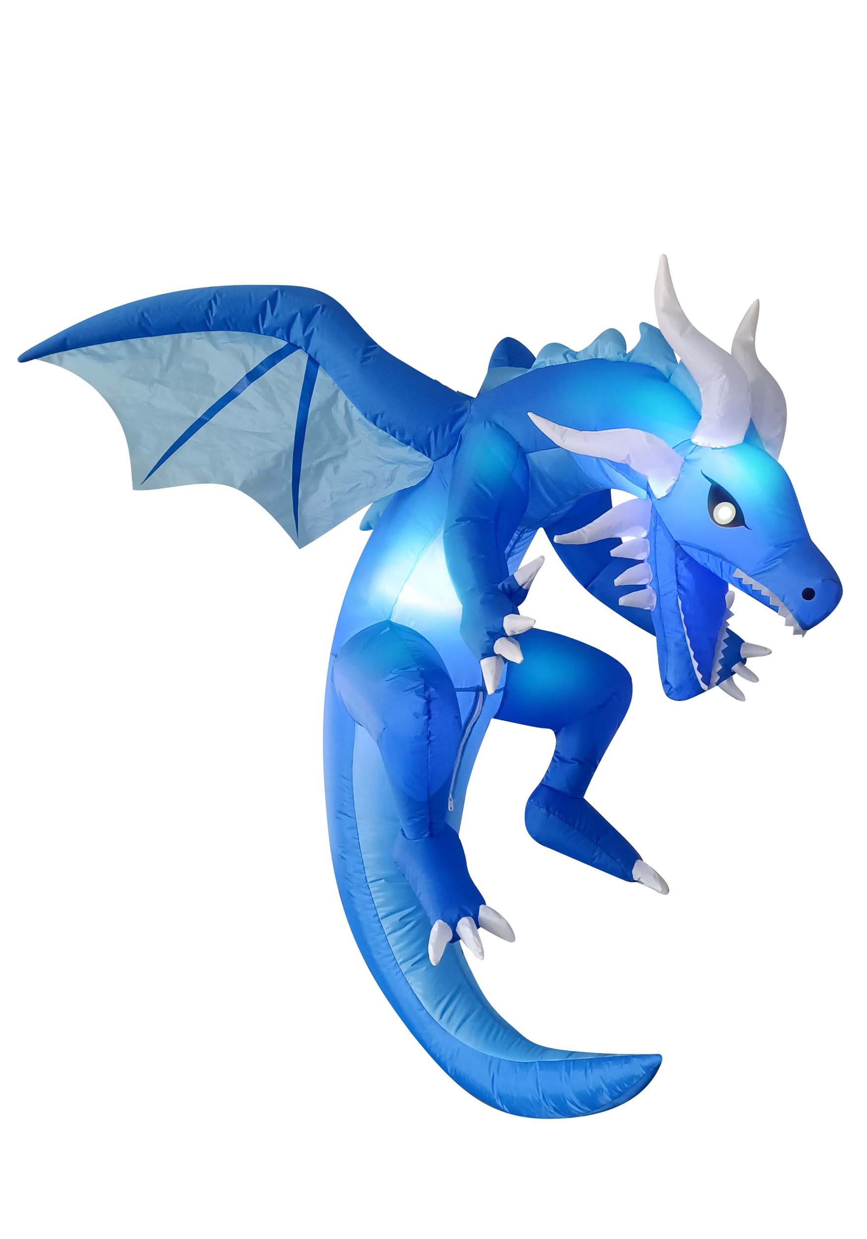 5FT Tall Ice Dragon Inflatable Decoration