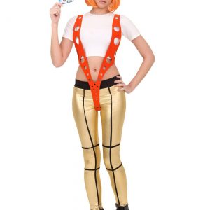 5th Element Leeloo Orange Harness Costume
