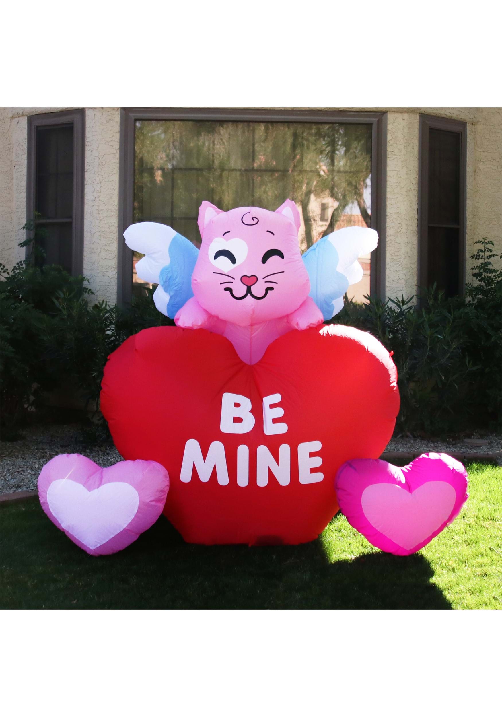 6 Foot Tall Large Kitty Angel Inflatable Decoration