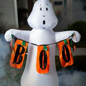 60 Inch Color Changing Inflatable Ghost Decoration