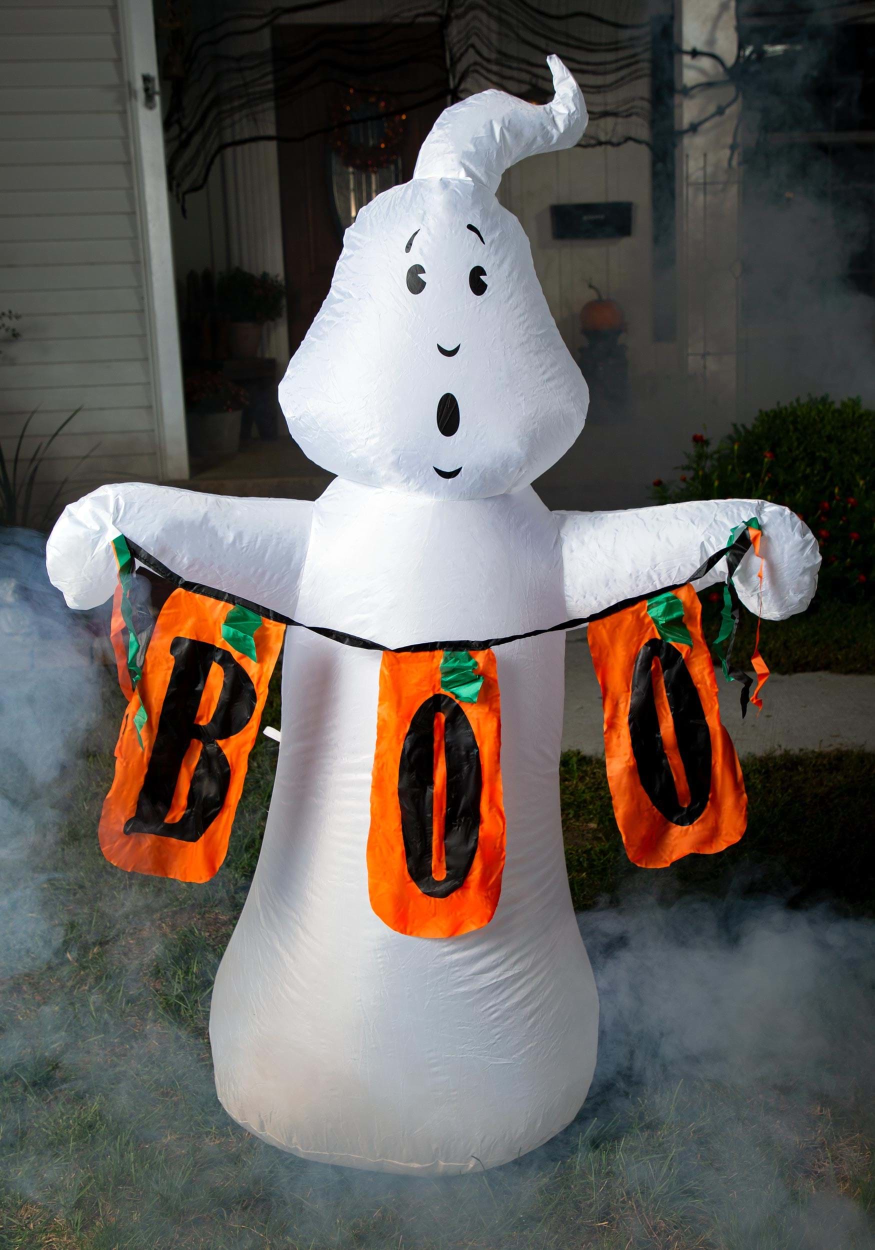 60 Inch Color Changing Inflatable Ghost Decoration