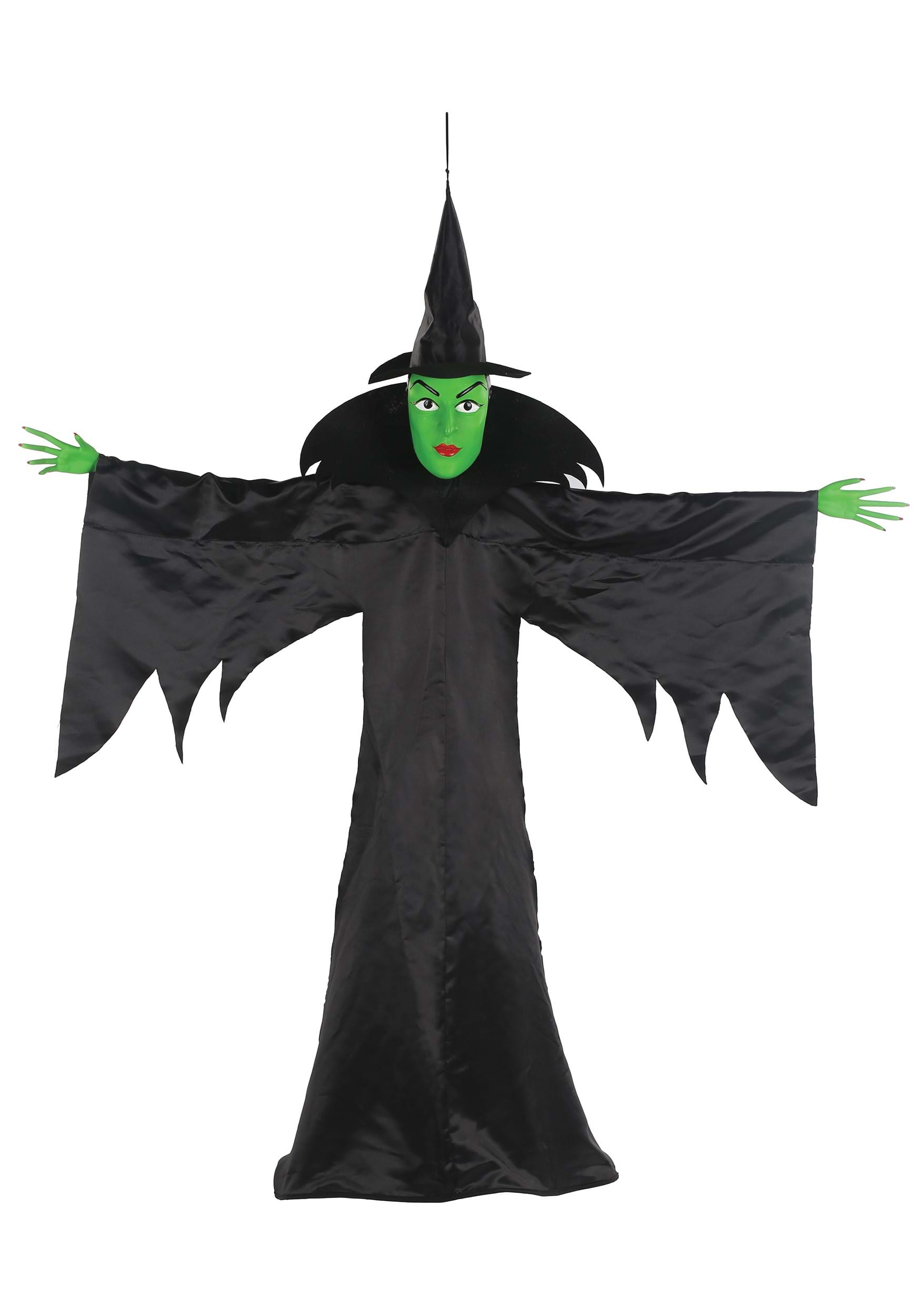 64″ Hanging Witch Decoration