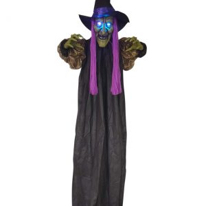 67 Inch Hanging Light Up Witch Prop