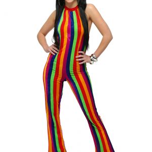 70's Disco Jumpsuit Costume for Women