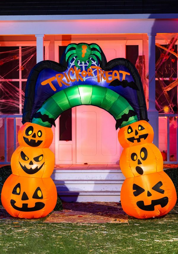 7FT Tall Large Pumpkin Arch Inflatable Decoration