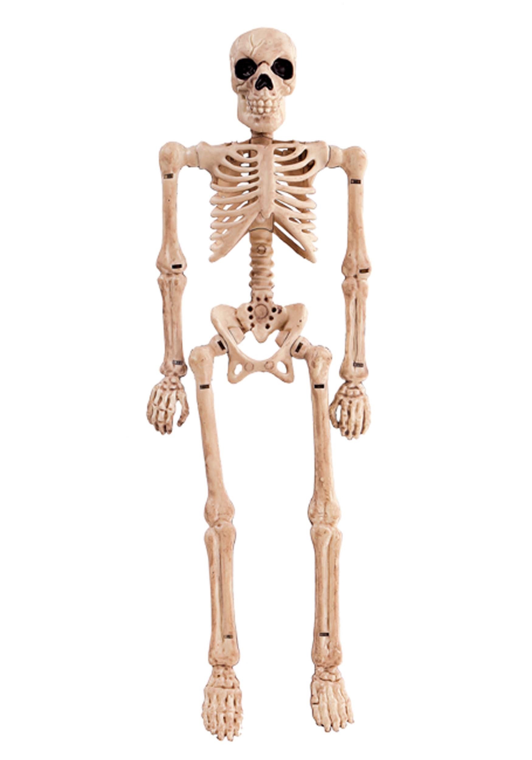 8″ Bendable Skeleton Halloween Decoration