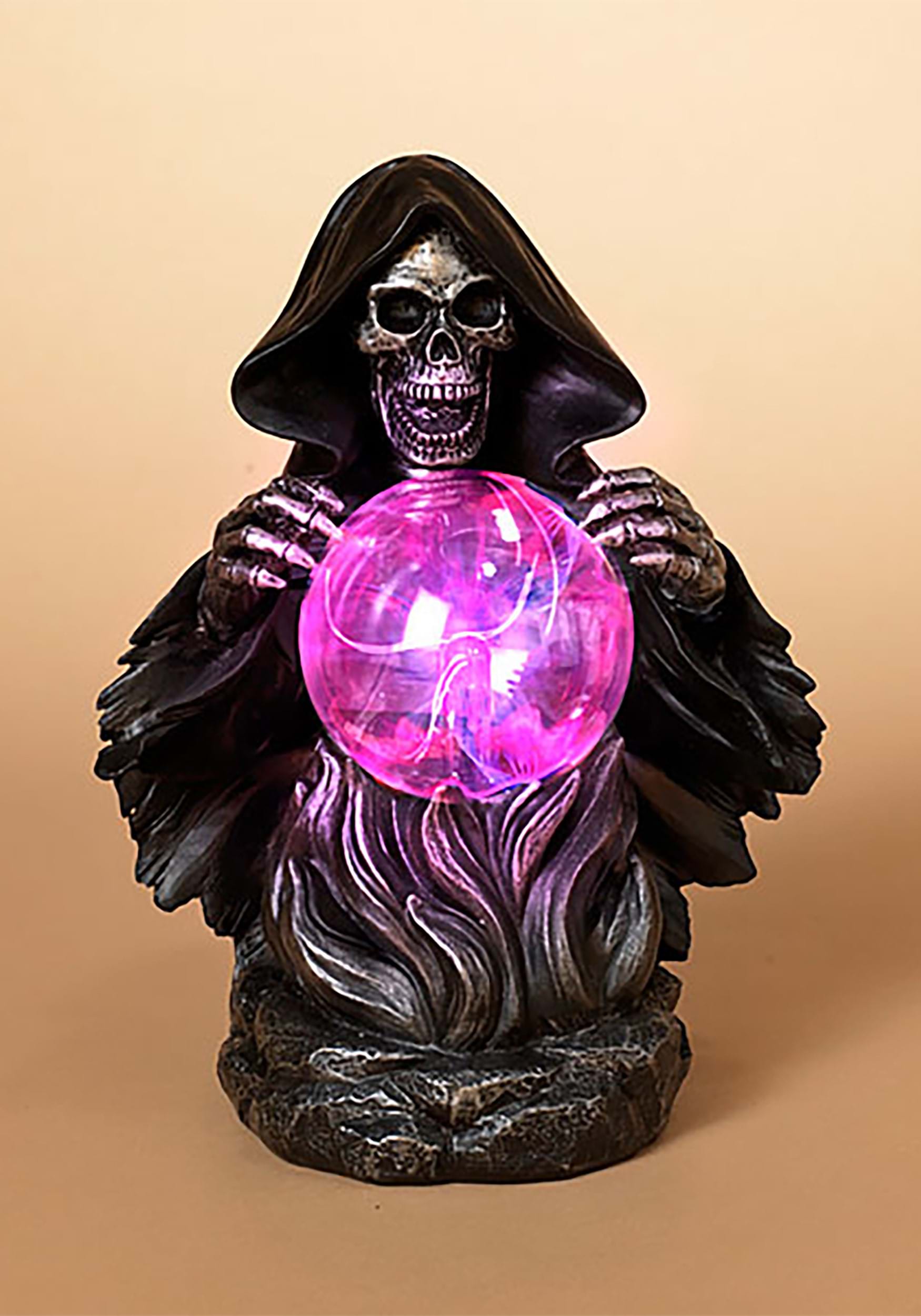 9 Inch Static Light Magic Ball Grim Reaper Decoration