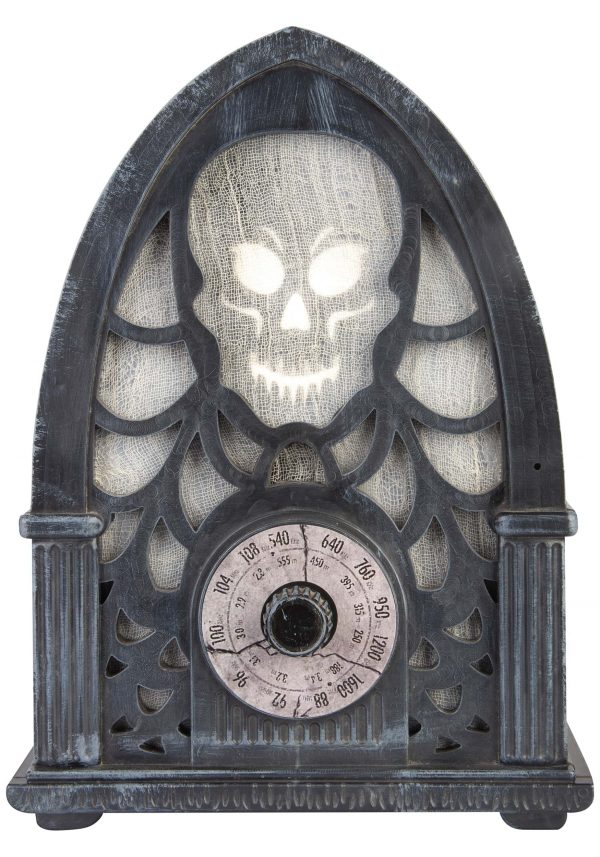 9" Light Up Haunted Radio