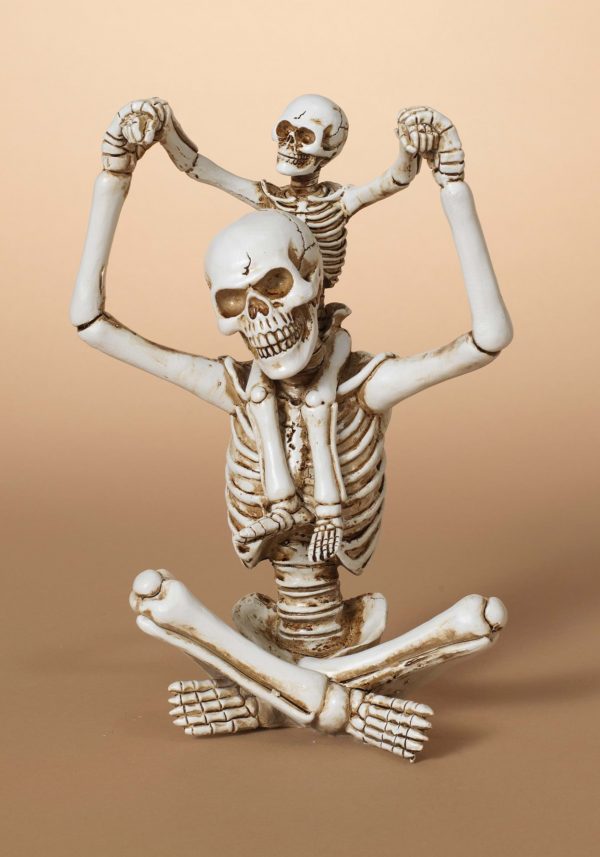 9" Skeleton with Skeleton Child Prop