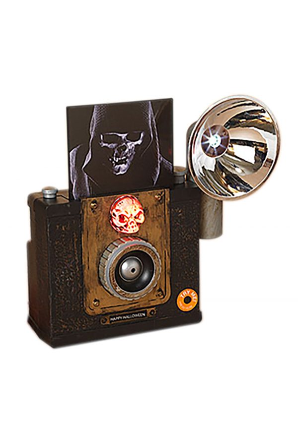 9.5" Lighted Animated Halloween Camera with Sound