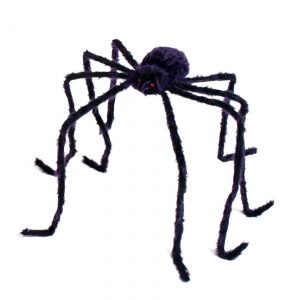 90" Fuzzy Spider Decor