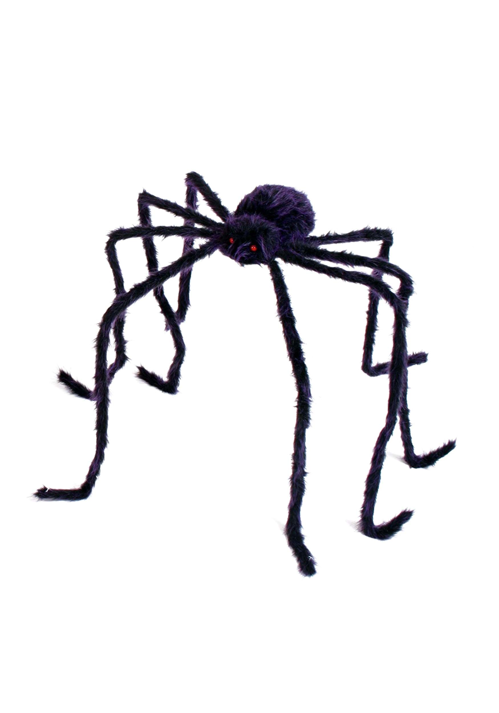 90″ Fuzzy Spider Decor