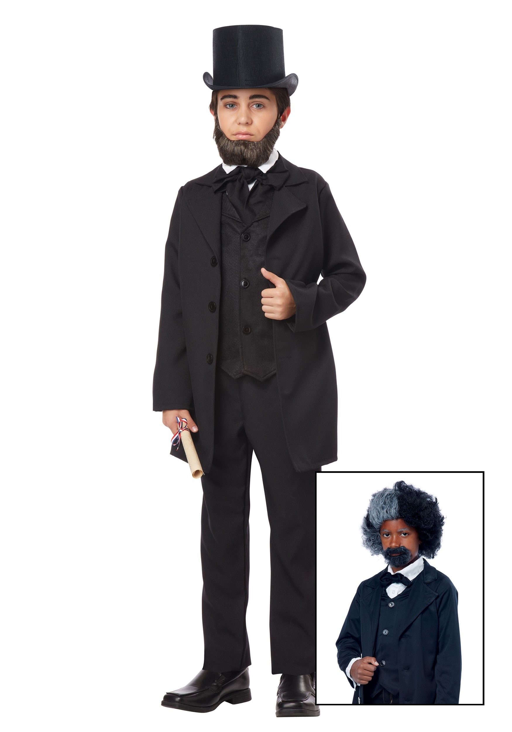 Abraham Lincoln/Frederick Douglass Costume for Boys