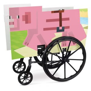 Adaptive Wheelchair Minecraft Pig Cover