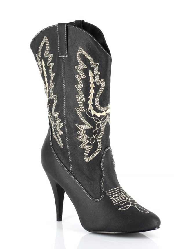 Adult Black Cowgirl Boots