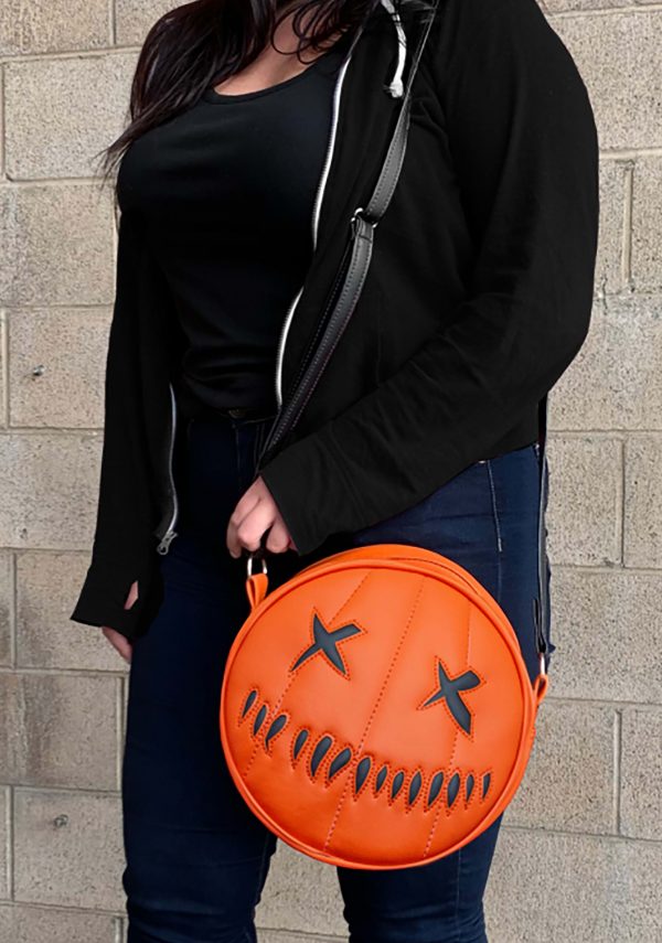 Adult Black Trick 'r Treat Sam O' Lantern Bag