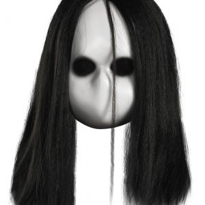 Adult Blank Black Eyes Doll Mask