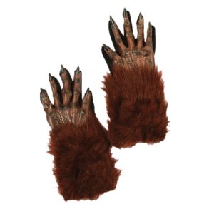 Adult Brown Werewolf Gloves