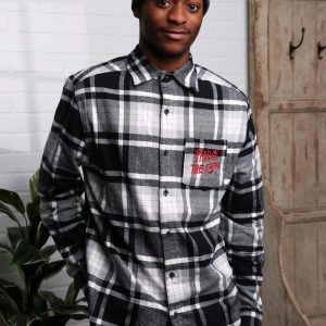 Adult Cakeworthy Friday the 13th Long Sleeve Flannel