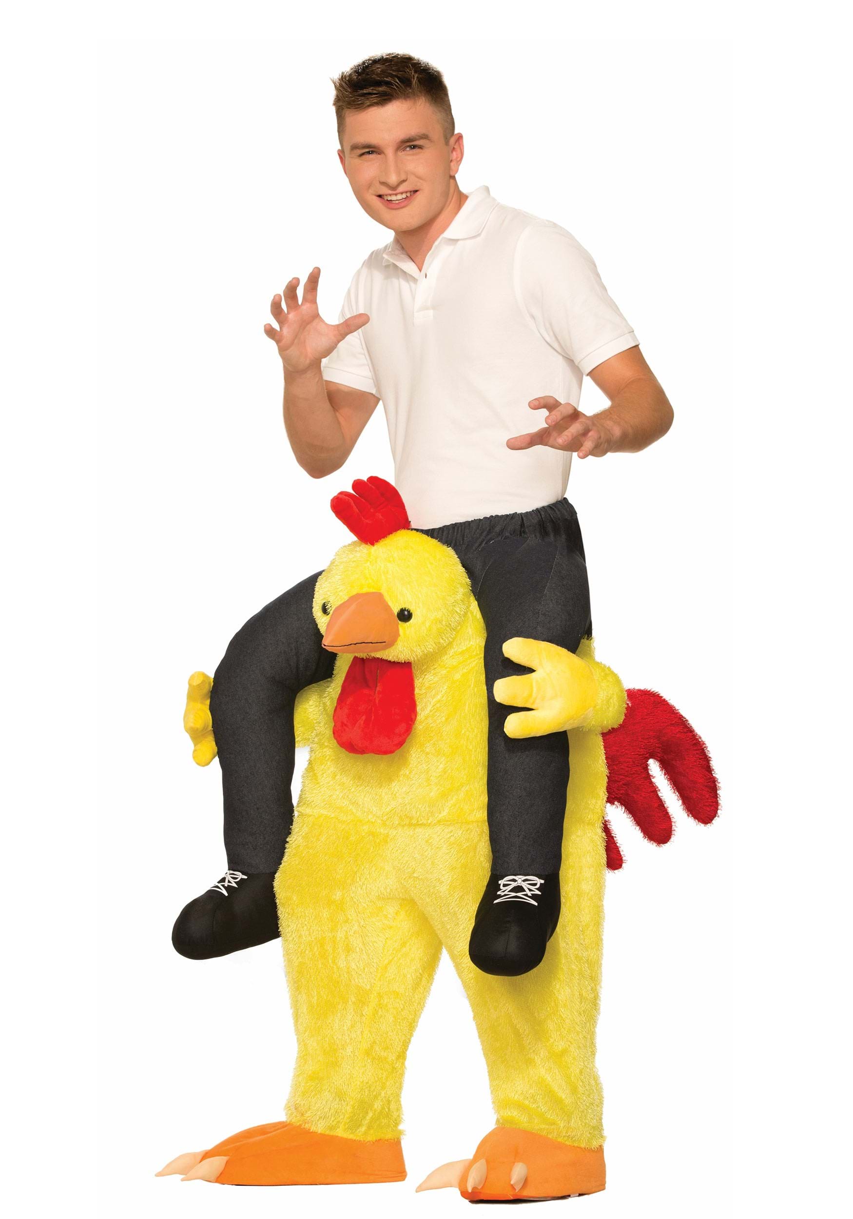 Adult Chicken Fight Ride On Costume