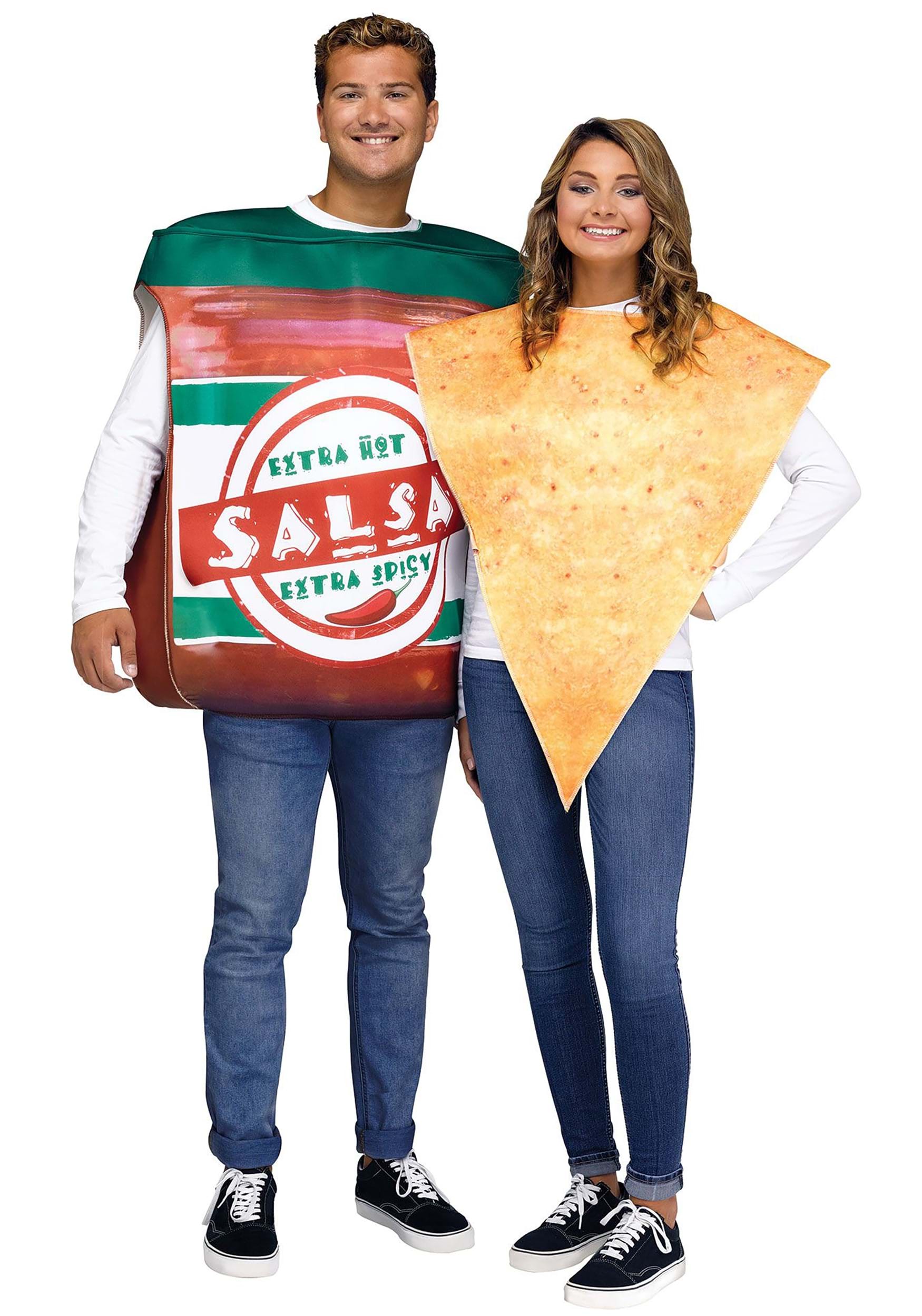 Adult Chips and Salsa Couple’s Costume