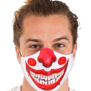 Adult Clown Sublimated Face Mask