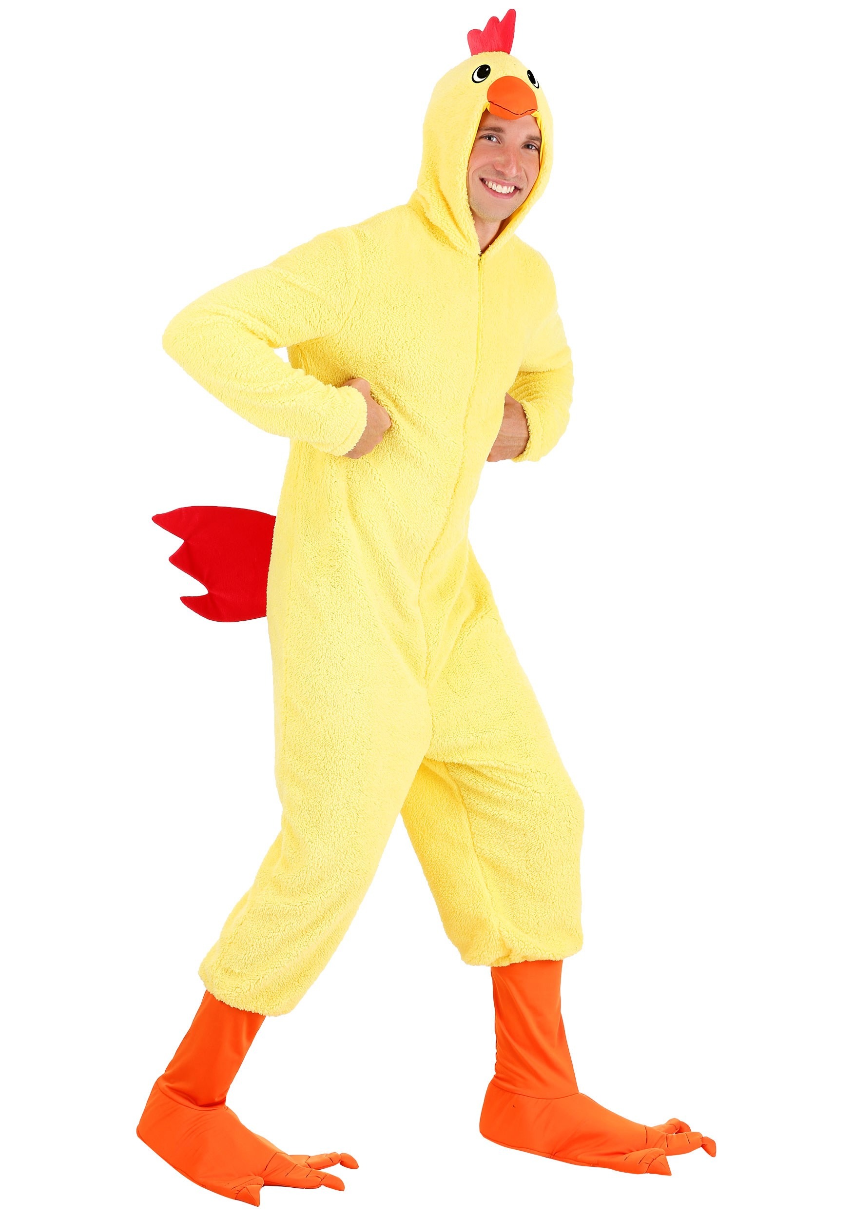 Adult Cluckin’ Chicken Plus Size Costume