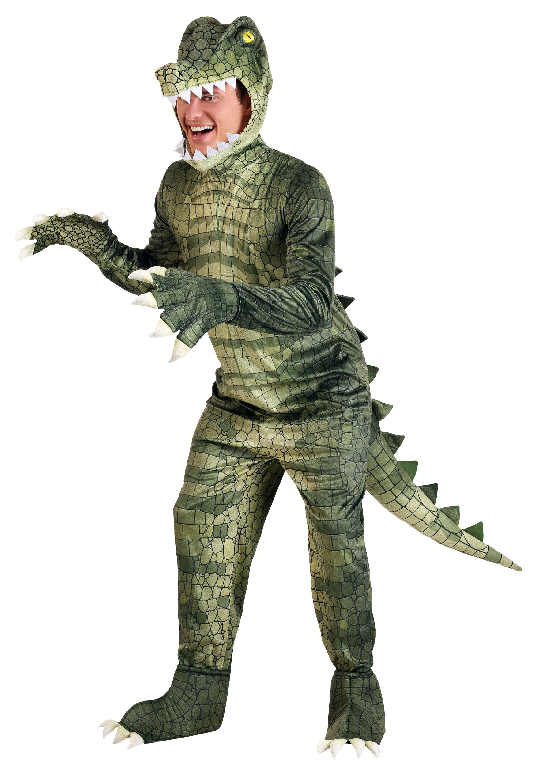 Adult Dangerous Alligator Plus Size Costume