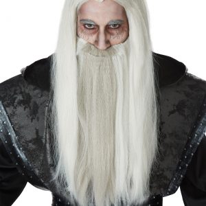 Adult Dark Wizard Wig and Beard Set