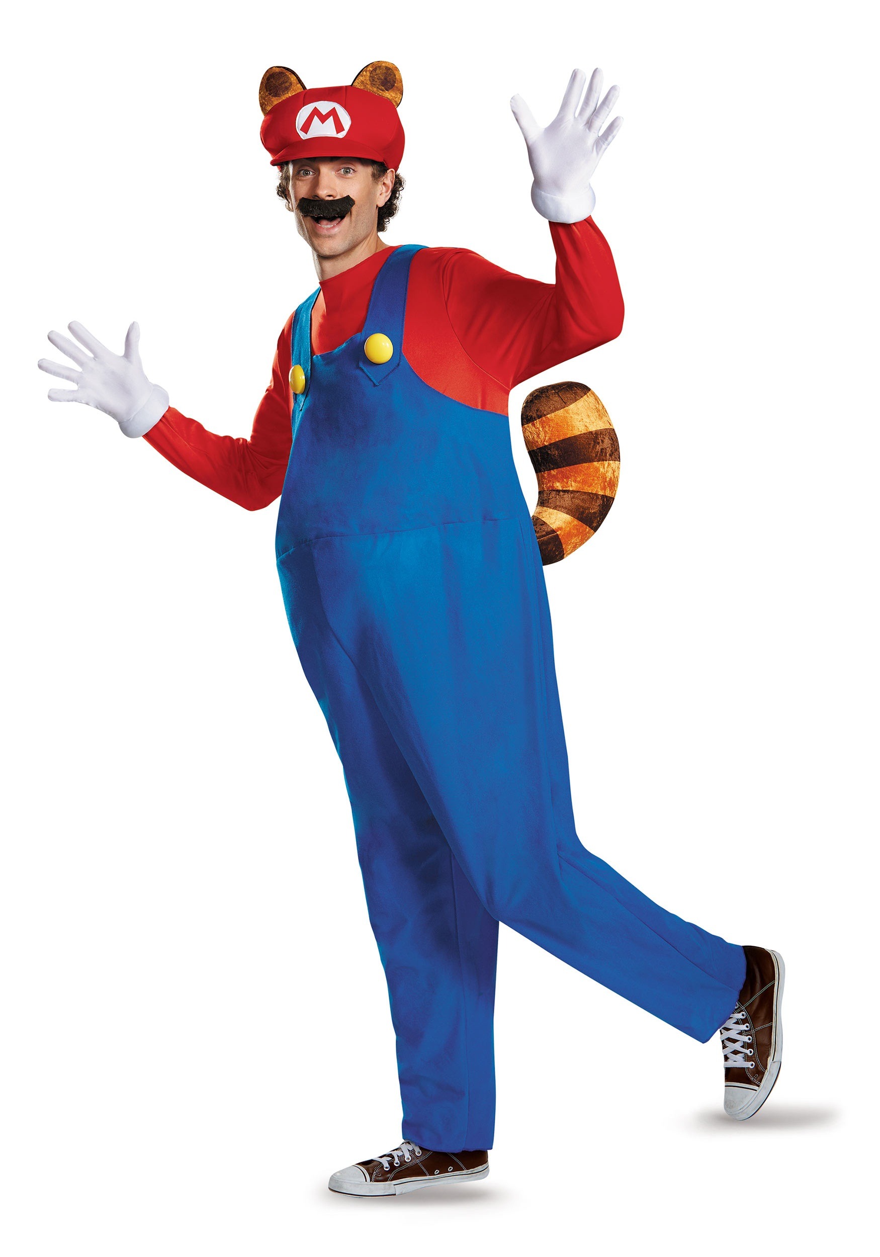 Adult Deluxe Mario Raccoon Costume