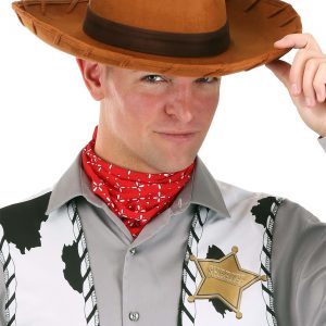 Adult Deluxe Woody Cowboy Costume Hat